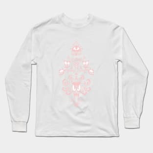 Millennial Pink Mansion Print Long Sleeve T-Shirt